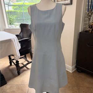 Calvin Klein Light Blue Sleeveless A-Line Mini Dress